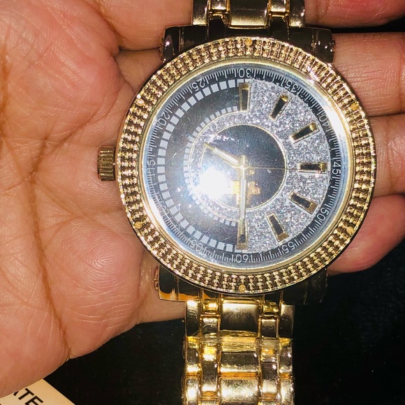 Real Diamond mens watch Not CZ! Best gift limited - Picture 13 of 14